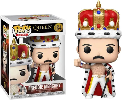 POP! Rocks #184: Queen - Freddie Mercury (Funko POP!) Figure and Box w/ Protector