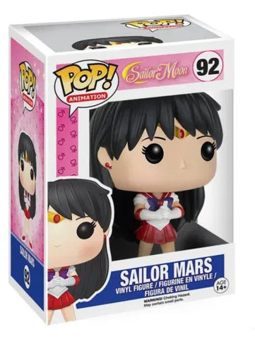 POP! Animation #92: Sailor Moon - Sailor Mars (Funko POP!) Figure and Box w/ Protector