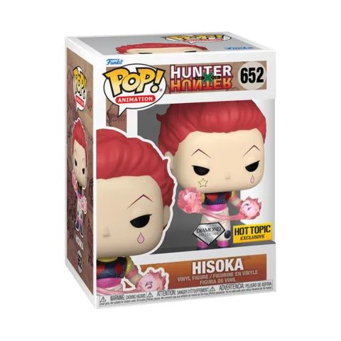 POP! Animation #652: Hunter x Hunter - Hisoka (Diamond Collection) (Hot Topic Exclusive) (Funko POP!) Figure and Box w/ Protector