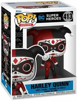 POP! Heroes #413: DC Super Heroes - Harley Quinn (Funko POP!) Figure and Box w/ Protector