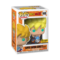 POP! Animation #948: Dragon Ball Z - Super Saiyan Goku with Kamehameha (Diamond Collection) (Hot Topic Exclusive) (Funko POP!) Figure and Box w/ Protector