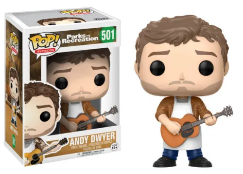 POP! Television #501: Parks and Recreation - Andy Dwyer (Funko POP!) Figure and Box w/ Protector