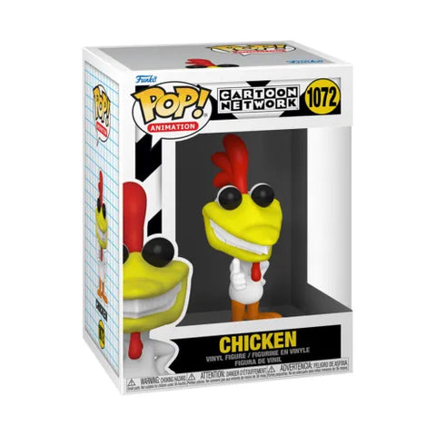 POP! Animation #1072: Cartoon Network - Cow and Chicken - Chicken (Funko POP!) Figure and Box w/ Protector