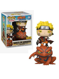 POP! Rides #106: Shonen Jump - Naruto Shippuden - Naruto on Gamakichi (Hot Topic Exclusive) (Funko POP!) Figure and Box w/ Protector