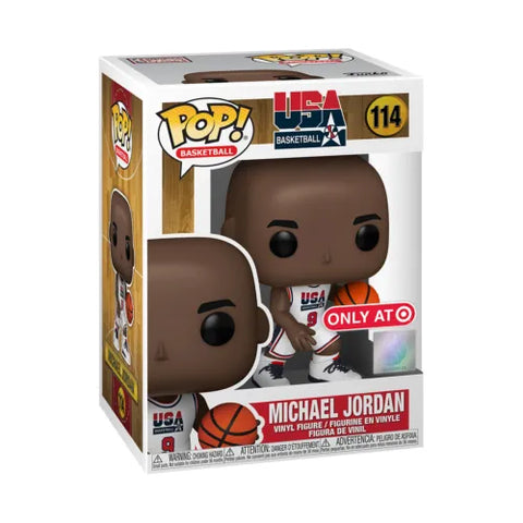 POP! Basketball #114: USA - Michael Jordan (Target Exclusive) (Funko POP!) Figure and Box w/ Protector