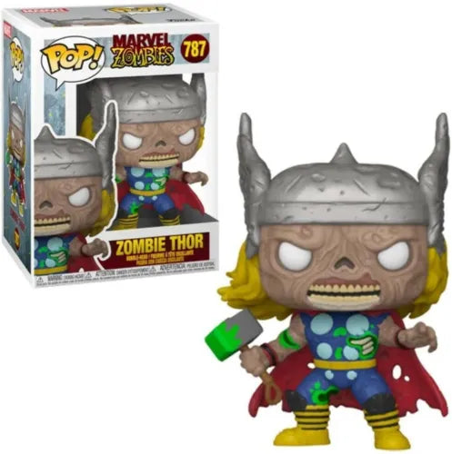 POP! Marvel #787: Zombies - Zombie Thor (Funko POP! Bobble-Head) Figure and Box w/ Protector