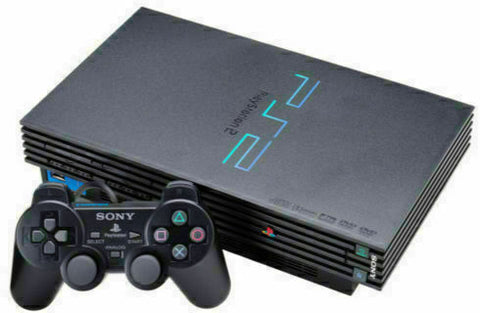 System (Original Model - Black) w/ NEW 3rd Party Controller (Sony Playstation 2) Pre-Owned (Discounted: Will NOT read Blue PS2 discs)