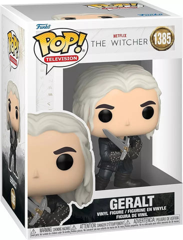 POP! Television #1385: The Witcher (Netflix) Geralt (Funko POP!) Figure and Box w/ Protector