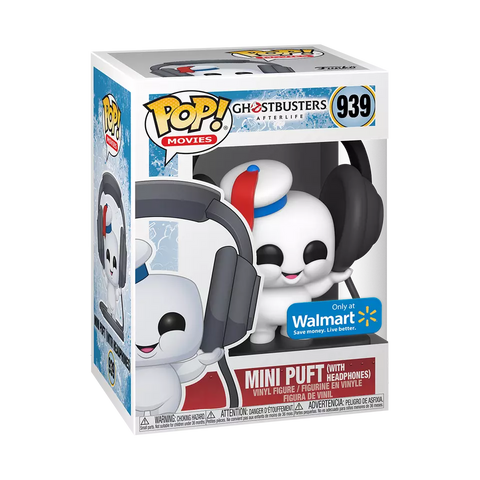 POP! Movies #939: Ghostbusters Afterlife - Mini Puft with Headphones (Wal-Mart Exclusive) (Funko POP!)