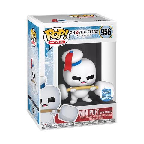 POP! Movies #956: Ghostbusters Afterlife - Mini Puft with Weights (Funko.com Exclusive) (Funko POP!) Figure and Box w/ Protector