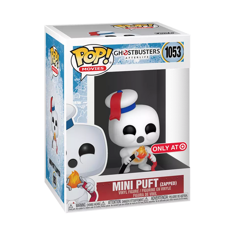 POP! Movies #1053: Ghostbusters Afterlife - Mini Puft Zapped (Target Exclusive) (Funko POP!) Figure and Box w/ Protector