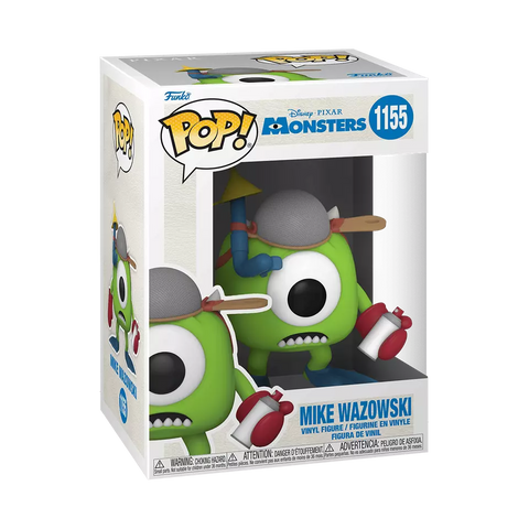 Funko POP! Disney #1155: Monsters Inc - Mike Wazowski (Pixar) (Funko POP!) Figure and Box w/ Protector