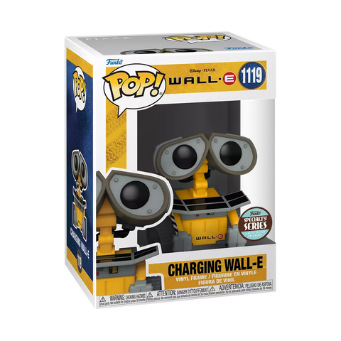 Funko POP! Disney #1119: Charging Wall-E (Pixar) (Specialty Series Limited Edition Exclusive) (Funko POP!) Figure and Box w/ Protector