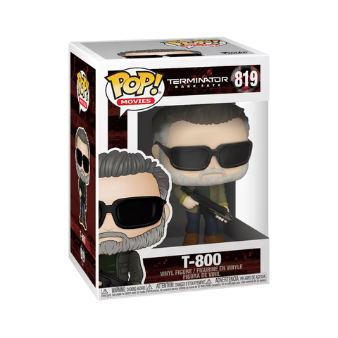 POP! Movies #819: Terminator Dark Fate - T-800 (Funko POP!) Figure and Box w/ Protector