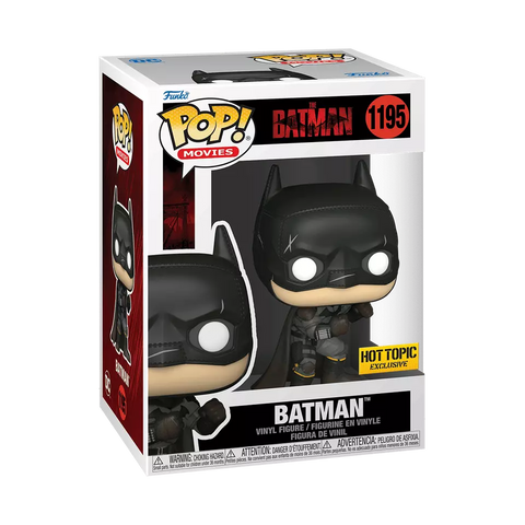 POP! Movies #1195: The Batman - Batman (Hot Topic Exclusive) (Funko POP!) Figure and Box w/ Protector