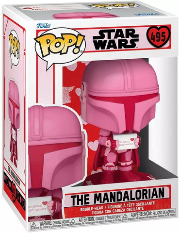 POP! Star Wars #495: The Mandalorian (Pink Valentines Edition) (Funko POP!)