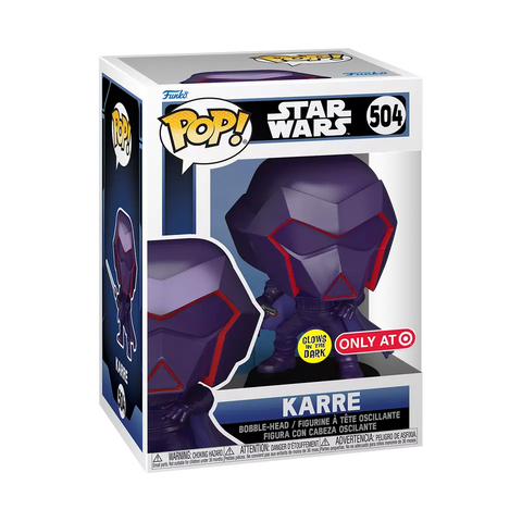 POP! Star Wars #504: Karre (Glows in the Dark) (Target Exclusive) (Funko POP!) Figure and Box w/ Protector