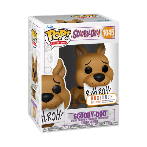 POP! Animation #1045: Scooby-Doo (Box Lunch Exclusive) (Funko POP!) Figure and Box w/ Protector