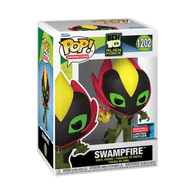 POP! Animation #1202: Ben 10 Alien Force - Swampfire (2022 Fall Convention Limited Edition) (Funko POP!) Figure and Box w/ Protector