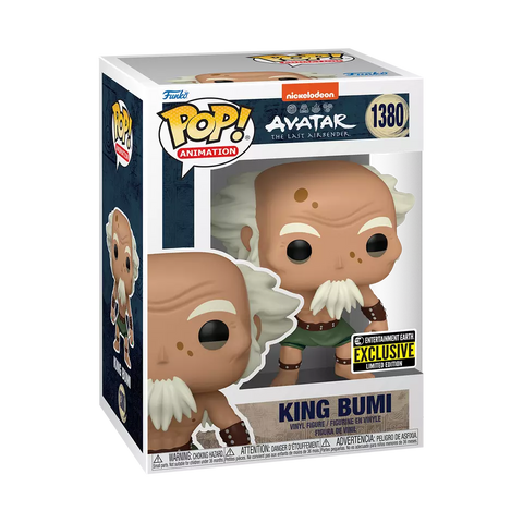 POP! Animation #1380: Avatar The Last Airbender - King Bumi (Entertainment Earth Exclusive Limited Edition) (Funko POP!) Figure and Box w/ Protector