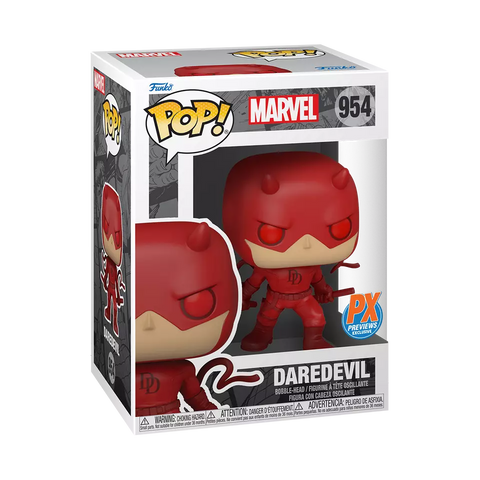 POP! Marvel #954: Daredevil (PX Previews Exclusive) (Funko POP!) Figure and Box w/ Protector