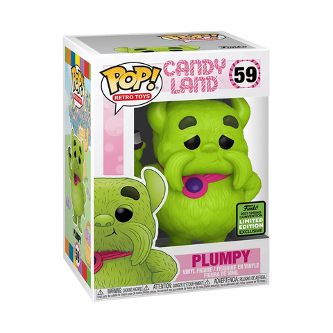 POP! Retro Toys #59: Candy Land - Plumpy (2021 Spring Convention Limited Edition Exclusive) (Funko POP!) Figure and Box w/ Protector