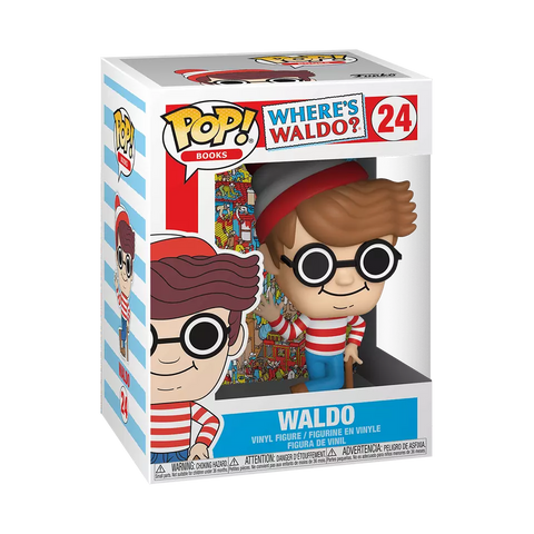 POP! Books #24: Where's Waldo - Waldo (Funko POP!) Figure and Box w/ Protector