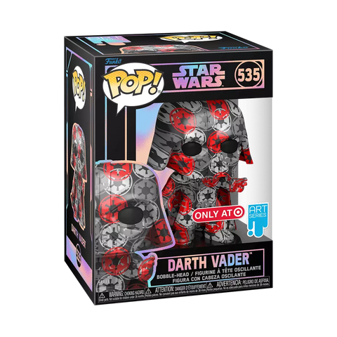 POP! Art Series #535: Star Wars - Darth Vader (Target Exclusive) (Funko POP! Bobble-Head) Figure and Box w/ Protector