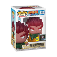 POP! Animation #824: Shonen Jump - Naruto Shippuden - Might Guy (Eight Inner Gates) (Glows in the Dark) (Chalice Collectibles Exclusive) (Funko POP!) Figure and Box w/ Protector