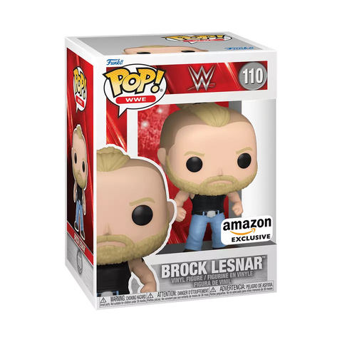 POP! WWE #110: Brock Lesnar (Amazon Exclusive) (Funko POP!) Figure and Box w/ Protector