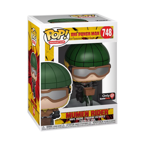 POP! Animation #748: One Punch Man - Mumen Rider (GameStop Exclusive) (Funko POP!) Figure and Box w/ Protector