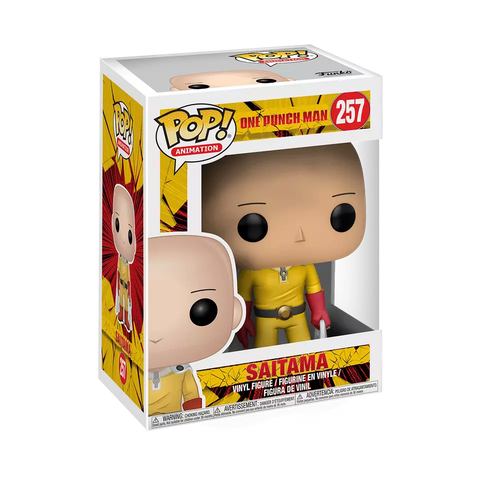 POP! Animation #257: One Punch Man - Saitama (Funko POP!) Figure and Box w/ Protector