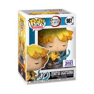 POP! Animation #987: Demon Slayer - Kimetsu no Yaiba - Zenitsu Agatsuma (2021 Funimation Exclusive) (Funko POP!) Figure and Box w/ Protector