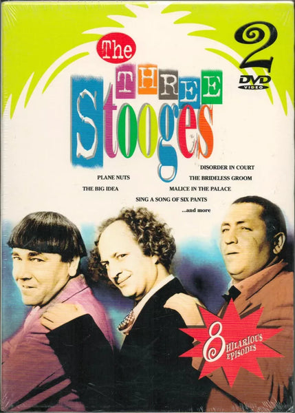 The Three Stooges: 8 Hilarious Episodes (DVD) Pre-Owned