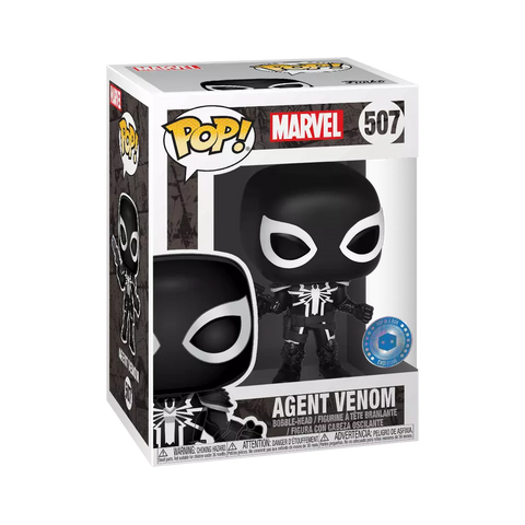POP! Marvel #507: Spider-Man - Agent Venom (Pop In A Box Exclusive) (Funko POP!) Figure and Box w/ Protector