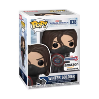 POP! Marvel Studios #838: Captain America - The Winter Soldier (Year of The Shield) (Amazon Exclusive) (Funko POP!) Figure and Box w/ Protector