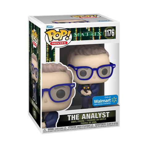 POP! Movies #1176: The Matrix - The Analyst (Wal-Mart Exclusive) (Funko POP!) Figure and Box w/ Protector