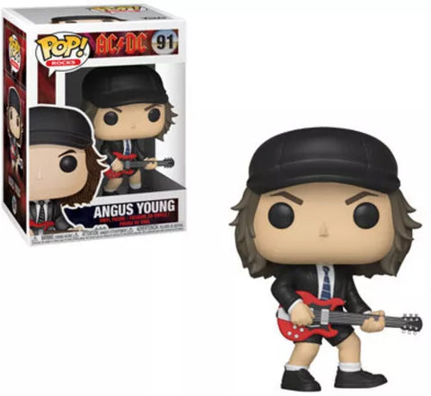 POP! Rocks #91: AC/DC - Angus Young (Funko POP!) Figure and Box w/ Protector