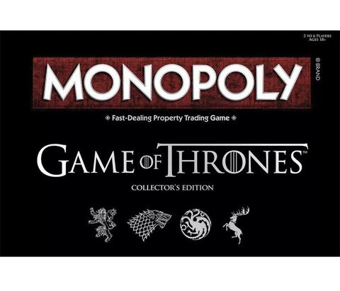 Monopoly: Game of Thrones - Collector’s Edition (Hasbro) (USAopoloy) (Board Game) New