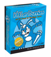 Killer Bunnies and the Quest for the Magic Carrot (Blue Starter Deck w/ Bonus Yellow Booster Deck) (Playroom Entertainment) New