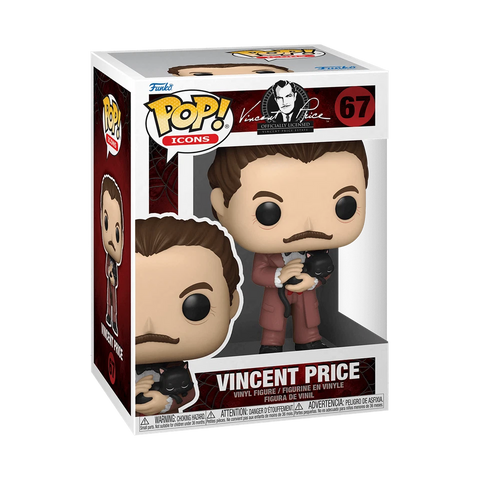 POP! Icons #67: Vincent Price (Funko POP!) Figure and Box w/ Protector