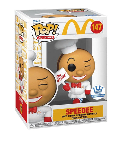 Funko POP! Ad Icons #147: McDonald’s - Speedee (Funko.com Exclusive) (Funko POP!) Figure and Box w/ Protector