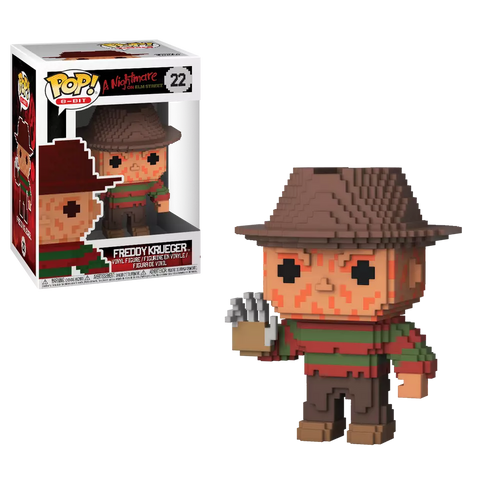 Funko POP! 8-Bit #22: A Nightmare On Elm Street - Freddy Krueger (Funko POP!) Figure and Box w/ Protector
