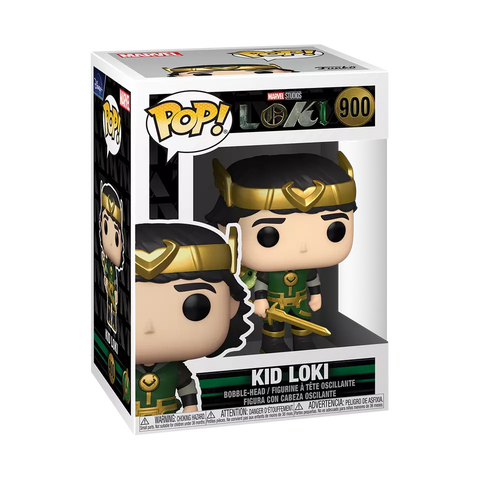 POP! Marvel Studios #900: Loki - Kid Loki (Funko POP!) Figure and Box w/ Protector
