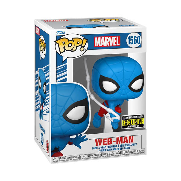 POP! Marvel #1560: Web-Man (Entertainment Earth Exclusive Limited Edition) (Funko POP!) Figure and Box w/ Protector