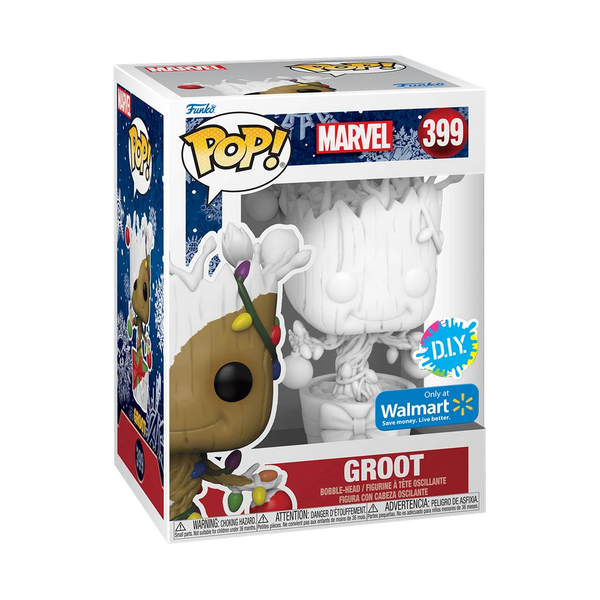 POPs! Marvel #399: D.I.Y. Groot (Wal-Mart Exclusive) (Funko POP!) Figure and Box w/ Protector