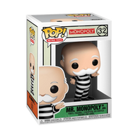 POP! Retro Toys #32: Monopoly - Mr Monopoly in Jail (Funko POP!) Figure and Box w/ Protector