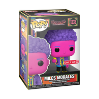 POP! Marvel #1233: Spider-Man Across The Spider-Verse Miles Morales - Black Light Edition (Target Exclusive) (Funko POP!) Figure and Box w/ Protector