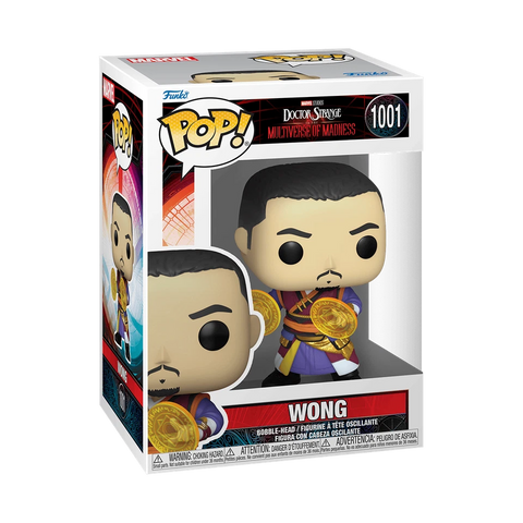 POP! Marvel Studios #1001: Doctor Strange in the Multiverse of Madness - Wong (Funko POP!) Figure and Box w/ Protector