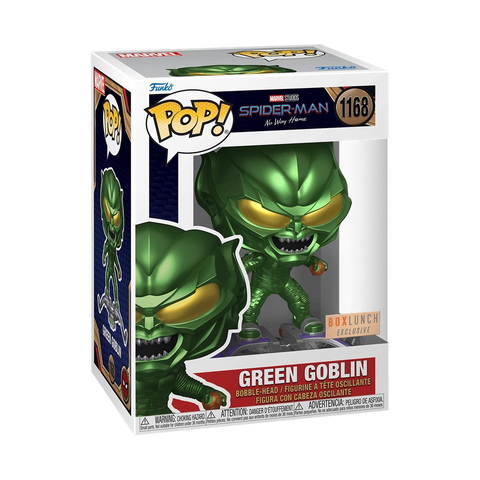 POP! Marvel Studios #1168: Spider-Man No Way Home - Green Goblin (Box Lunch Exclusive) (Funko POP!) Figure and Box w/ Protector
